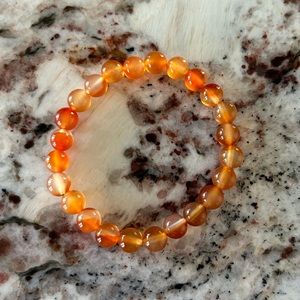 8mm Orange agate 🧡